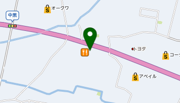 餃子の王将 岩出中島店の地図画像