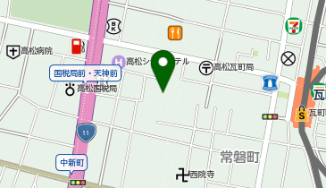 餃子の王将 高松南新町店の地図画像
