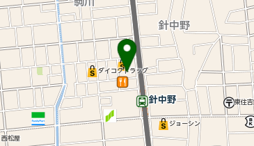 餃子の王将 ジョイ・ナーホ針中野店の地図画像