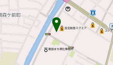 餃子の王将 洛北阪急スクエア店の地図画像