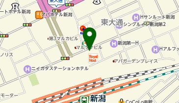 餃子の王将 新潟駅前店の地図画像