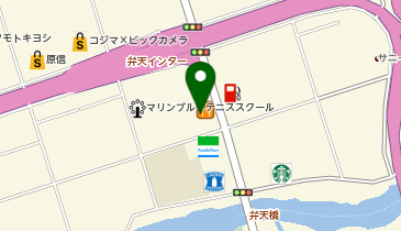 餃子の王将 弁天橋店の地図画像