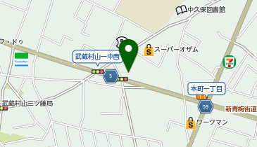 餃子の王将 新青梅武蔵村山店の地図画像