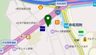 餃子の王将 ジョイ・ナーホ赤坂見附店の地図画像