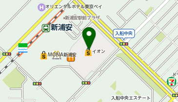 餃子の王将 イオン新浦安店の地図画像