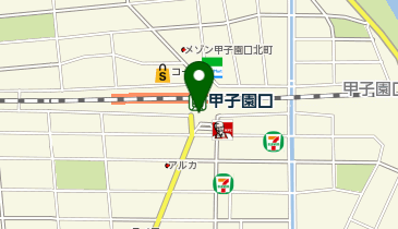 餃子の王将 ビエラ甲子園口店の地図画像