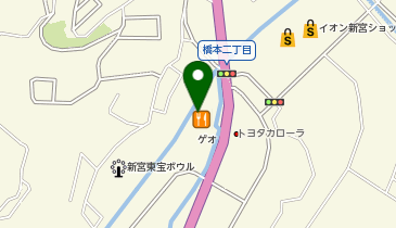 餃子の王将 和歌山新宮店の地図画像