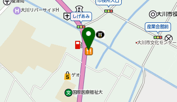 餃子の王将 大川榎津店の地図画像