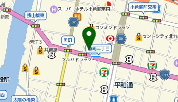 笑笑 小倉魚町銀天街店の地図画像