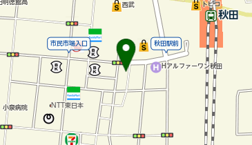 笑笑 秋田西口駅前店の地図画像