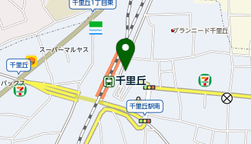 白木屋 千里丘東口駅前店の地図画像