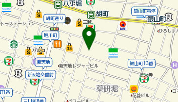 白木屋 広島流川店の地図画像