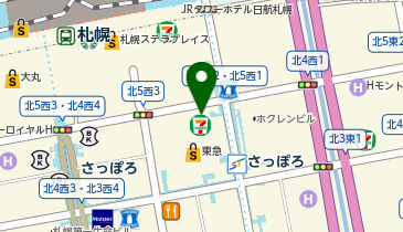 千年の宴 札幌駅南口ビックカメラ前店の地図画像