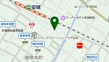 福福屋 JR安城南口駅前店の地図画像