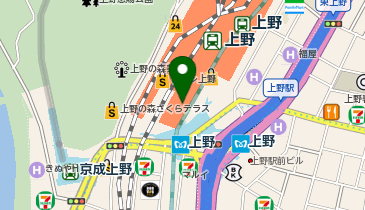KoKuMiN アトレ上野店の地図画像