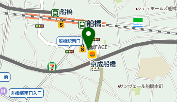 KoKuMiN 船橋フェイス店の地図画像