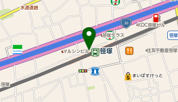 コクミンドラッグ笹塚駅店の地図画像
