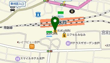 KoKuMiN 水戸エクセルプラムストリート店の地図画像