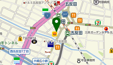 コクミンドラッグ五反田駅前店の地図画像