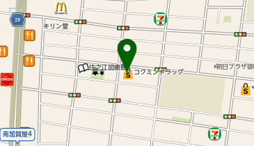 コクミンドラッグ御崎店の地図画像