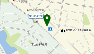 コクミンドラッグ深阪店の地図画像