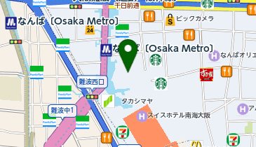 KoKuMiN NAMBAなんなん店の地図画像