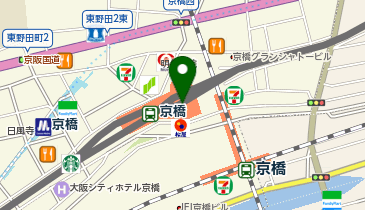 KoKuMiN 京橋駅構内店の地図画像