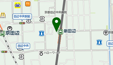 コクミンドラッグ近鉄新田辺駅店の地図画像
