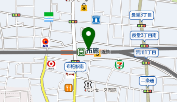 KoKuMiN 近鉄布施駅店の地図画像