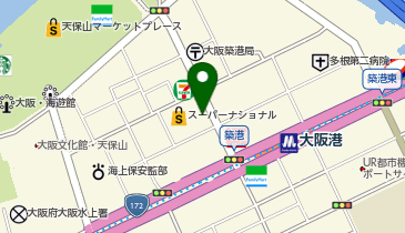 コクミンドラッグ大阪港駅前店の地図画像