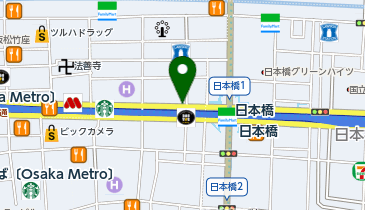 コクミンドラッグなんばWalk3番街店の地図画像