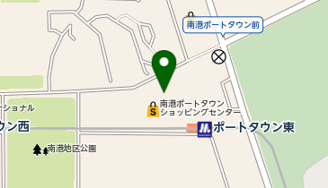 コクミンドラッグポートタウン店の地図画像