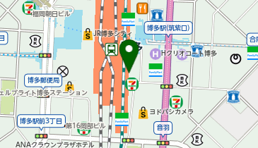 KoKuMiN 博多ヘルシーアミュエスト店の地図画像