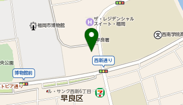 コクミンドラッグボンラパス百道店の地図画像