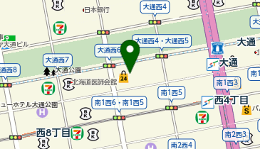 コクミンドラッグ 札幌大通西5丁目店の地図画像