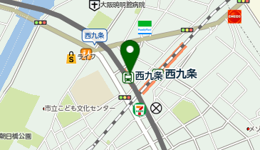 コクミンドラッグ西九条店の地図画像