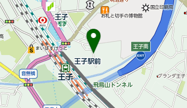 コクミンドラッグ王子駅前店の地図画像