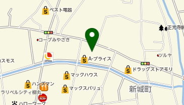 セカンドストリート浮之城店の地図画像