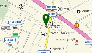 セカンドストリート岡崎店の地図画像