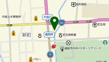 セカンドストリート武生店の地図画像