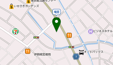 セカンドストリート伊勢崎店の地図画像