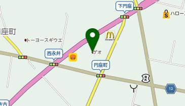 セカンドストリート円座店の地図画像