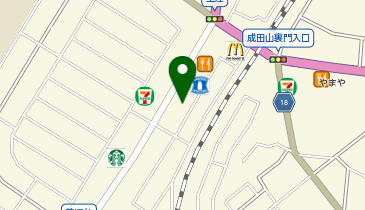 セカンドストリート成田店の地図画像