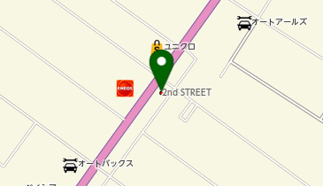 セカンドストリート東金店の地図画像