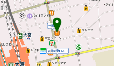 セカンドストリート大宮東口店の地図画像