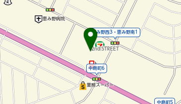 セカンドストリート恵み野店の地図画像