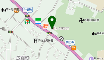 セカンドストリート八事店の地図画像