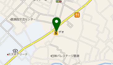 セカンドストリートつるせ店の地図画像