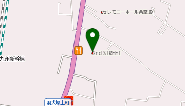 セカンドストリート筑後店の地図画像