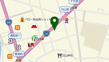 セカンドストリート多治見店の地図画像
